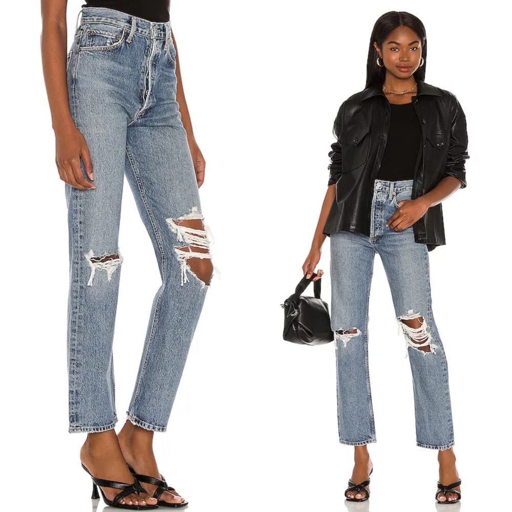 Agolde 90s Pinch Waist Jeans in Backdrop - Picture 10 of 10